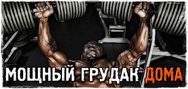 Как накачать МОЩНЫЙ ГРУДАК не выходя из дома
